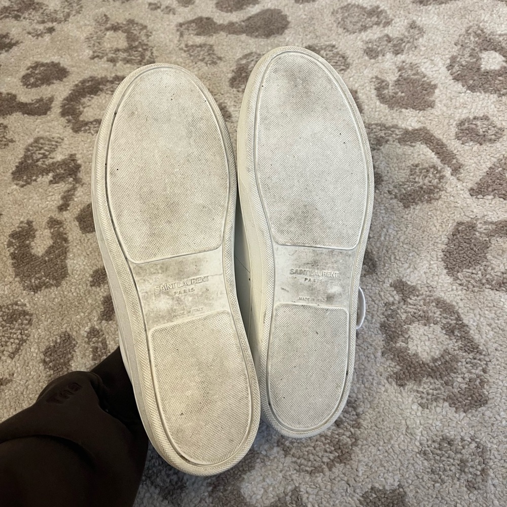 Saint Laurent mens sneakers size 44.5 , white - Picture 6 of 7
